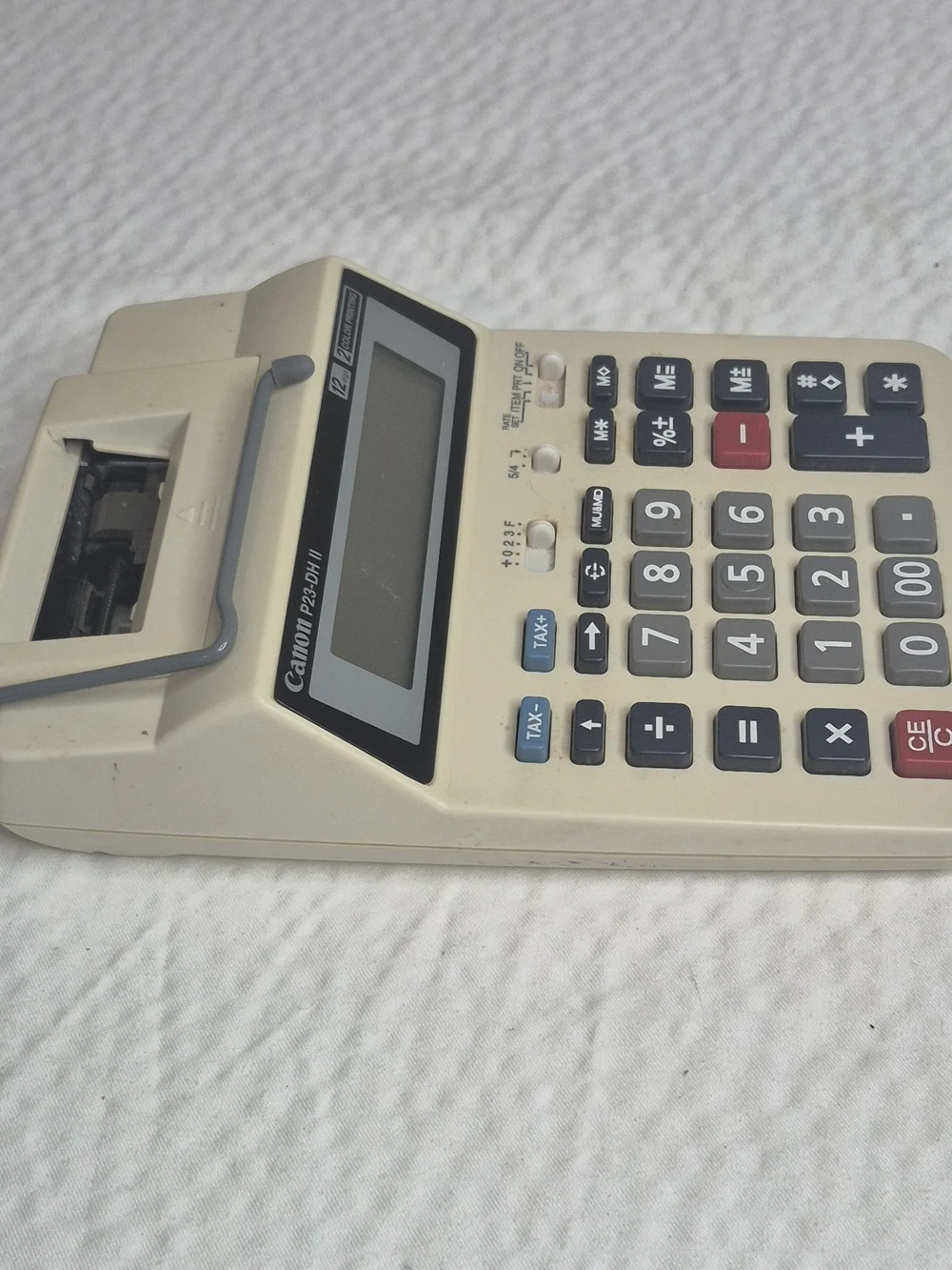 Canon P23-DH II Desktop Printing Calculator 12-Digit 2-Color Printer